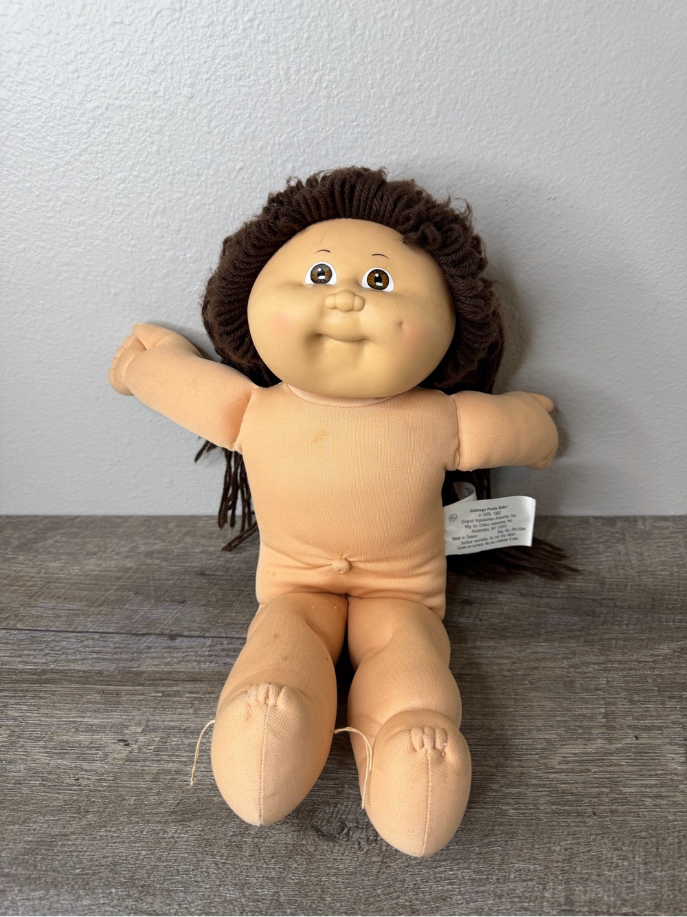 VTG ORIGINAL1978-1982 CABBAGE PATCH KIDS DOLL LONG BROWN PONYTAIL DOLL